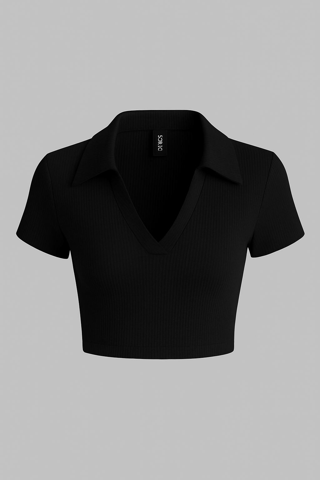 TOP POLO ALESSIA - BLACK